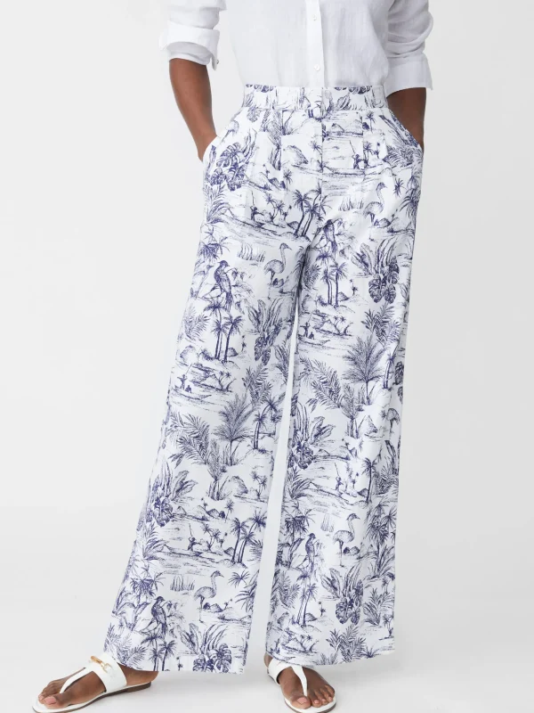 Amal Pants In Heron Toile