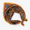 Amoura Silk Scarf In Rare Bird Square