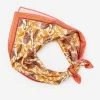 Amoura Silk Scarf In Rare Bird Square