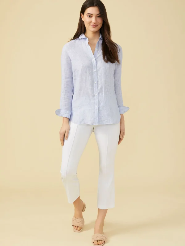 Britt Linen Shirt In Stripe