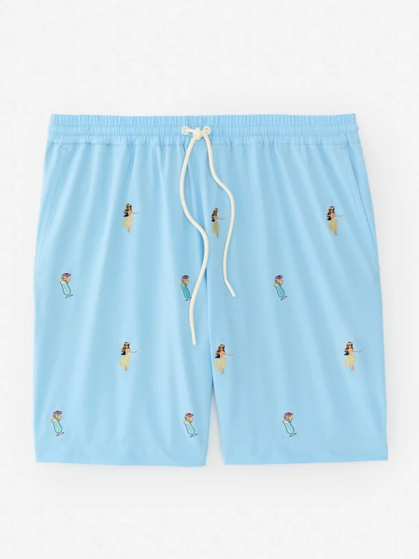 Bruce 7" Swim Trunks In Hula Daquiris