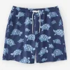 Bruce 7" Swim Trunks In Tortuga Trot