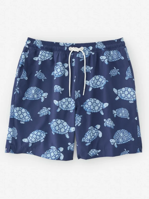 Bruce 7" Swim Trunks In Tortuga Trot