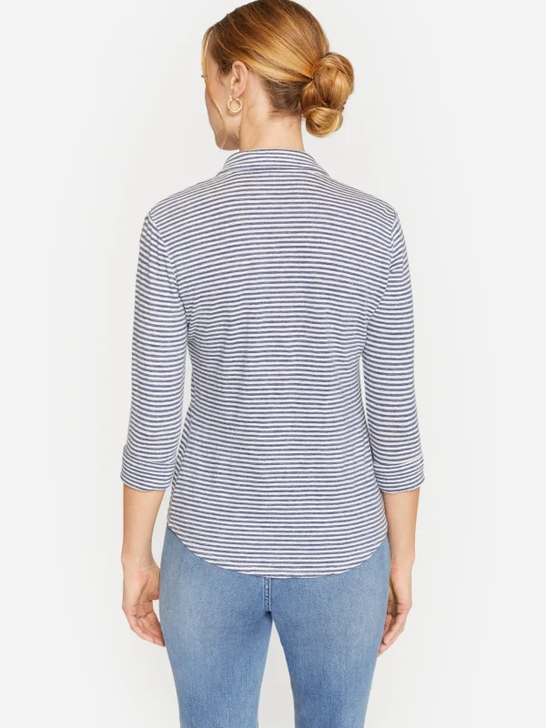 Brynn Linen Shirt In Stripe