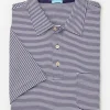 Callahan Cotton Polo In Stripe