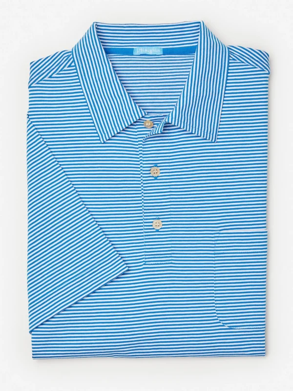 Callahan Cotton Polo In Stripe