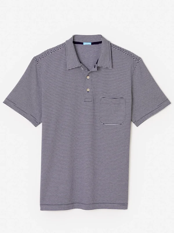 Callahan Cotton Polo In Stripe