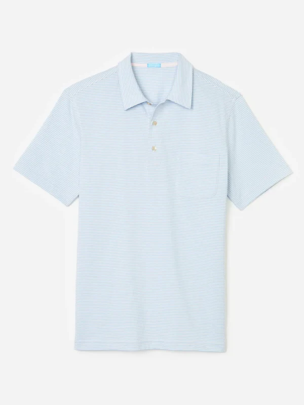 Callahan Cotton Polo In Stripe