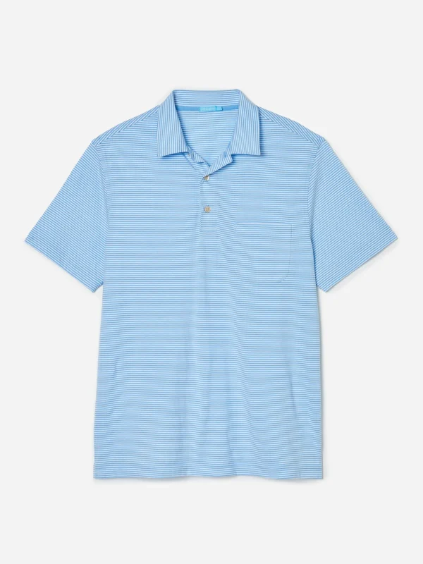 Callahan Cotton Polo In Stripe