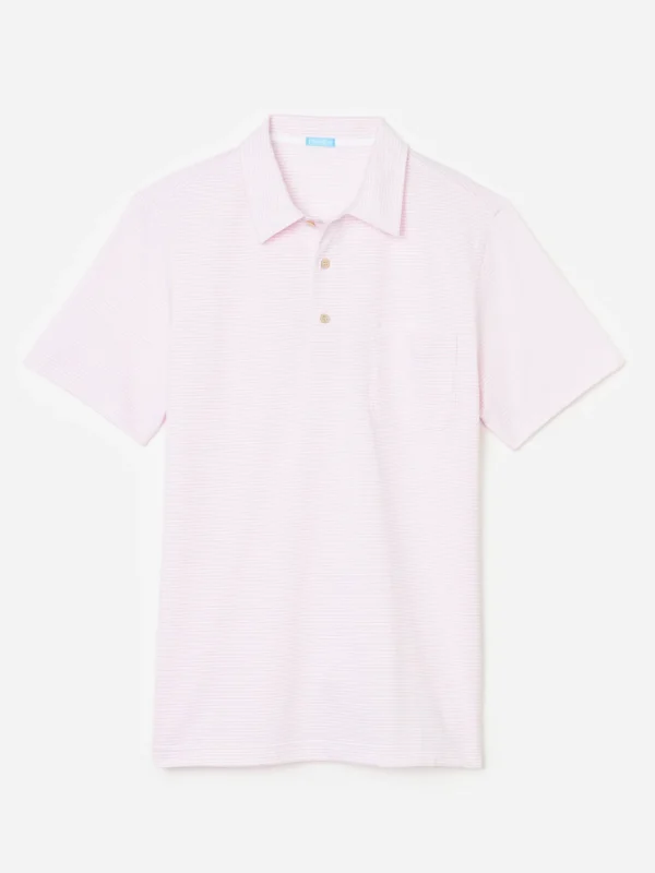 Callahan Cotton Polo In Stripe