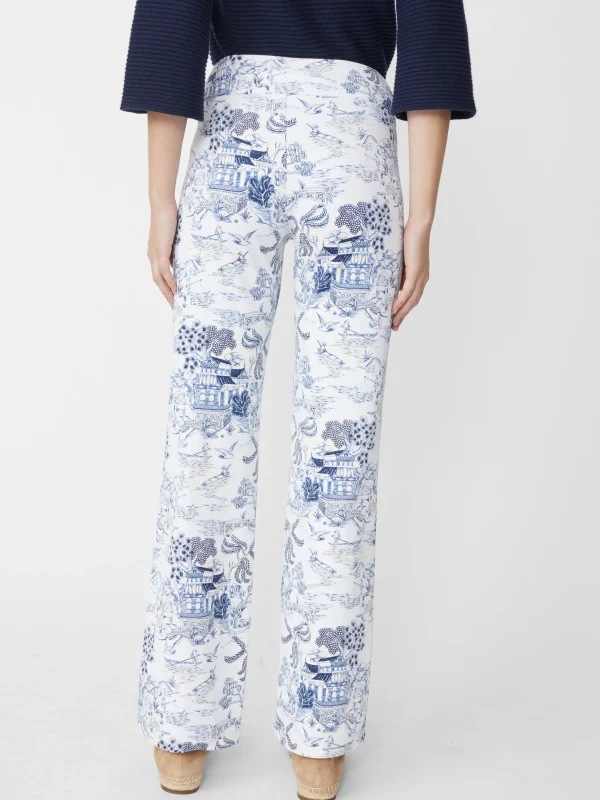 Carmel Pants In Chinoiserie Toile