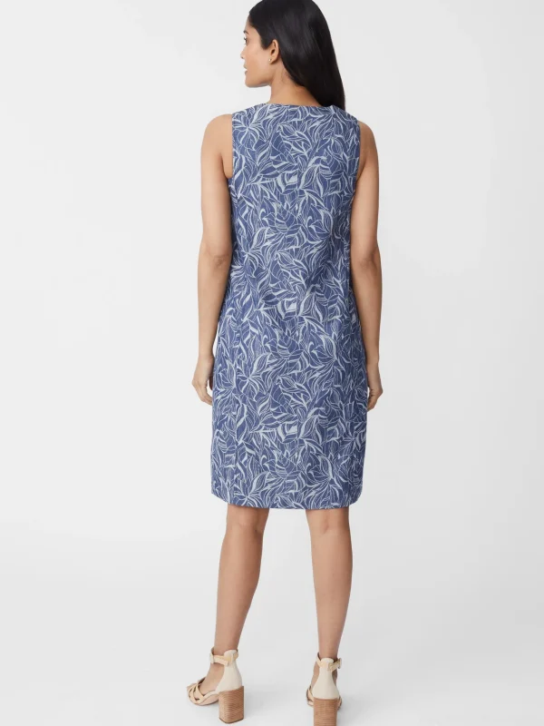 Charlee Dress In Leaf Lover Jacquard