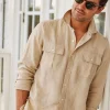 Christos Classic Fit Linen Shirt