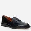 Concetta Leather Loafers In Embossed Croc