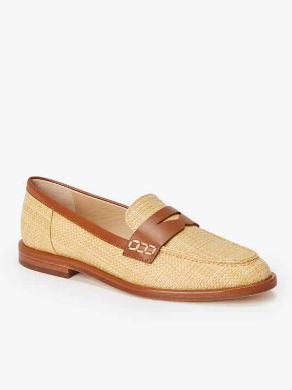 Concetta Raffia Loafers