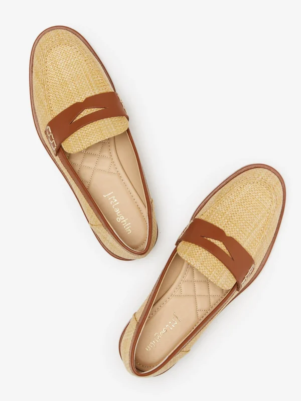 Concetta Raffia Loafers