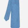 Cotton Silk Tie In Micro Hydrangea