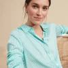 Denver Silk Shirt In Stripe