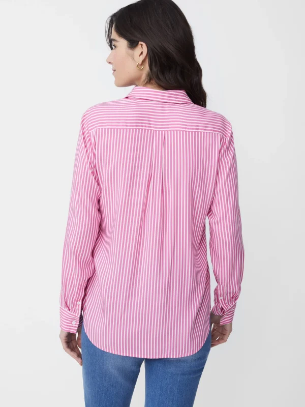 Denver Silk Shirt In Stripe