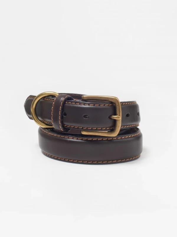 Dome Leather Belt