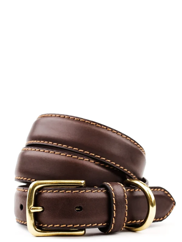 Dome Leather Belt