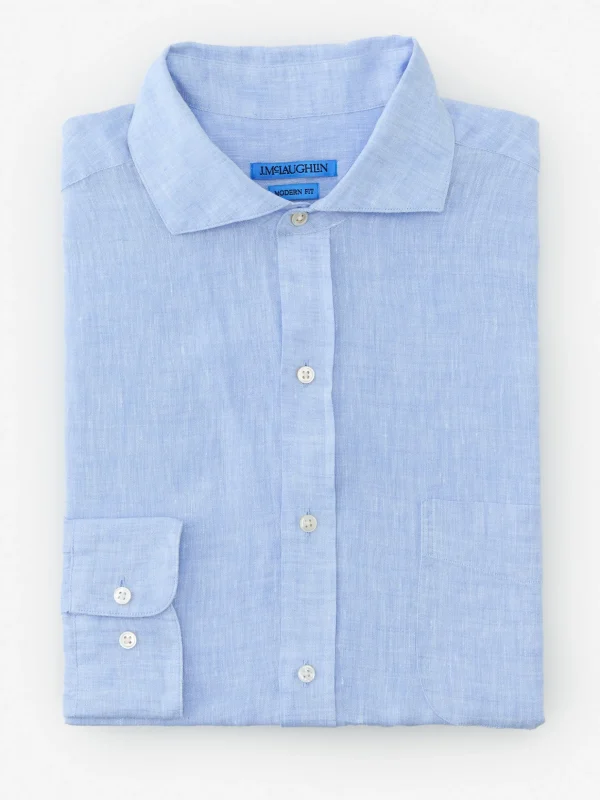 Drummond Modern Fit Linen Shirt