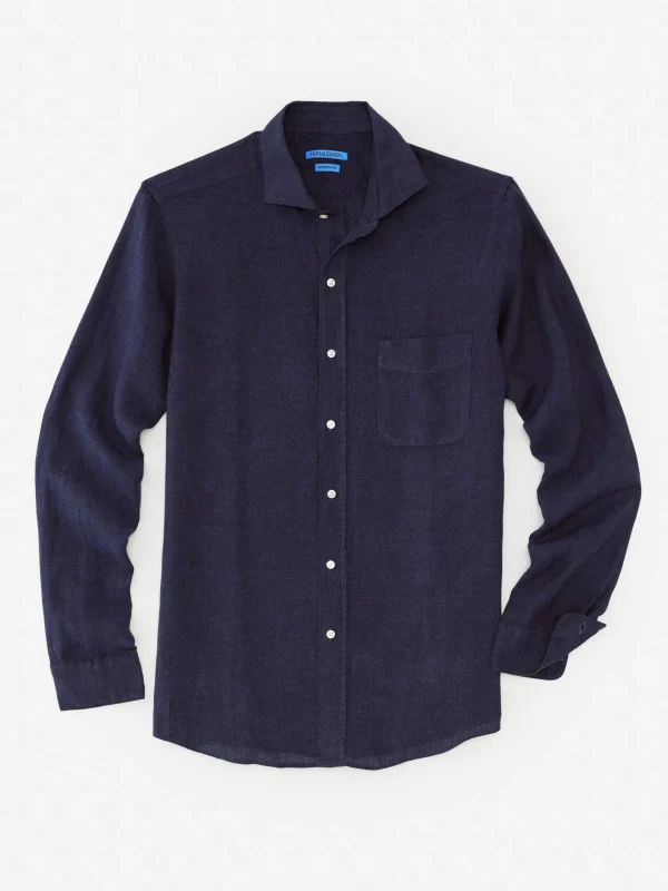 Drummond Modern Fit Linen Shirt