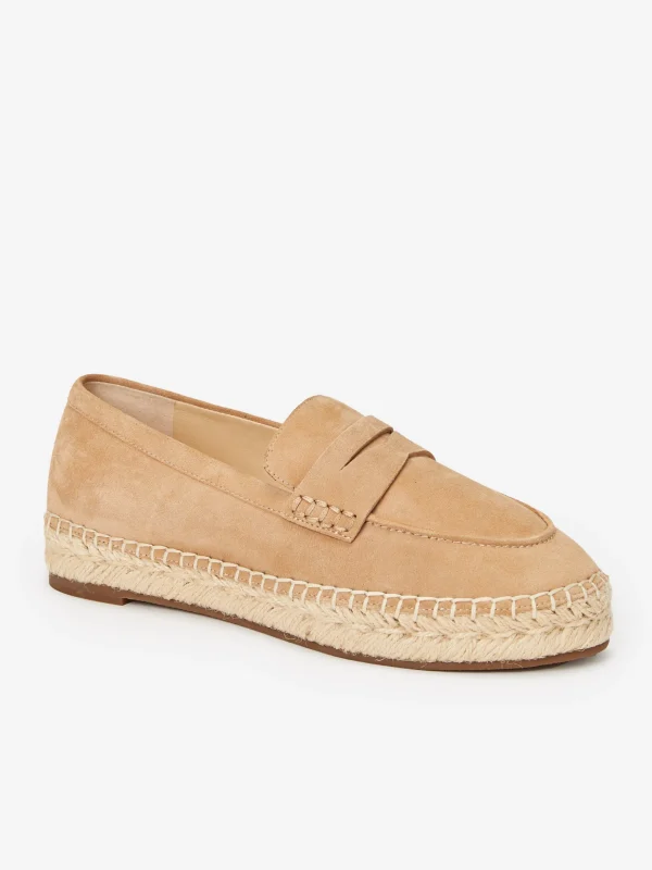 Edalene Suede Espadrille Loafers