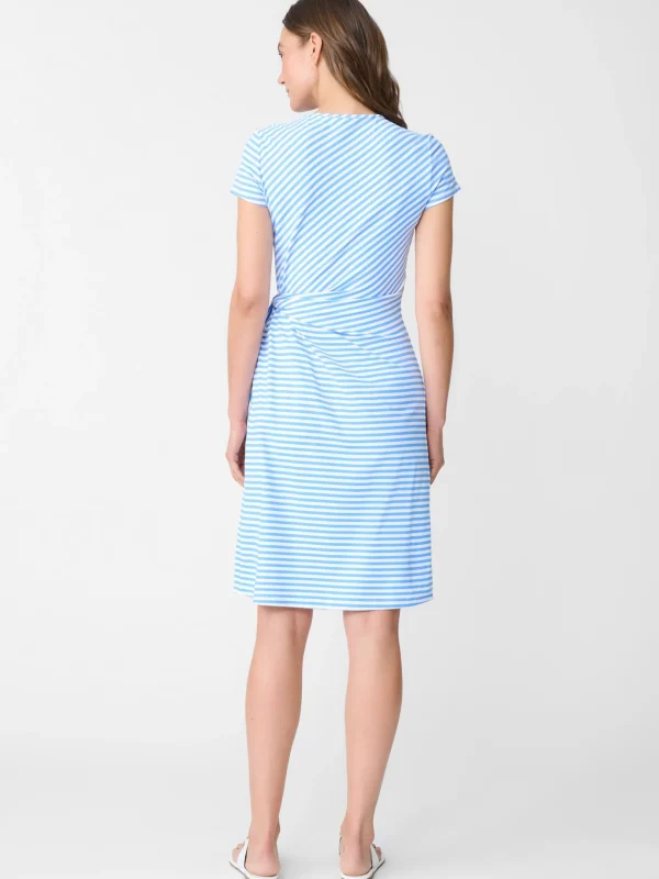 Elora Dress In Mini Bangle Stripe