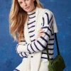 Garance Turtleneck In Stripe