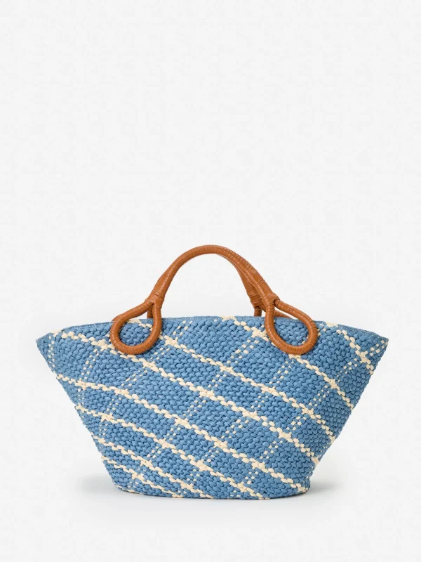 Georgica Tote In Raffia Jacquard