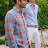 Gramercy Classic Fit Linen Shirt In Plaid