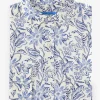 Gramercy Classic Fit Linen Shirt In Indigo Flora