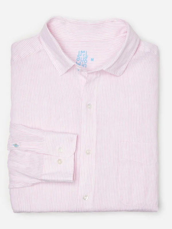 Gramercy Classic Fit Linen Shirt In Fineline