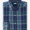 Gramercy Classic Fit Linen Shirt In Plaid