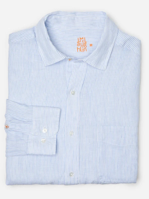 Gramercy Classic Fit Linen Shirt In Fineline