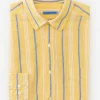 Gramercy Classic Fit Linen Shirt In Stripe