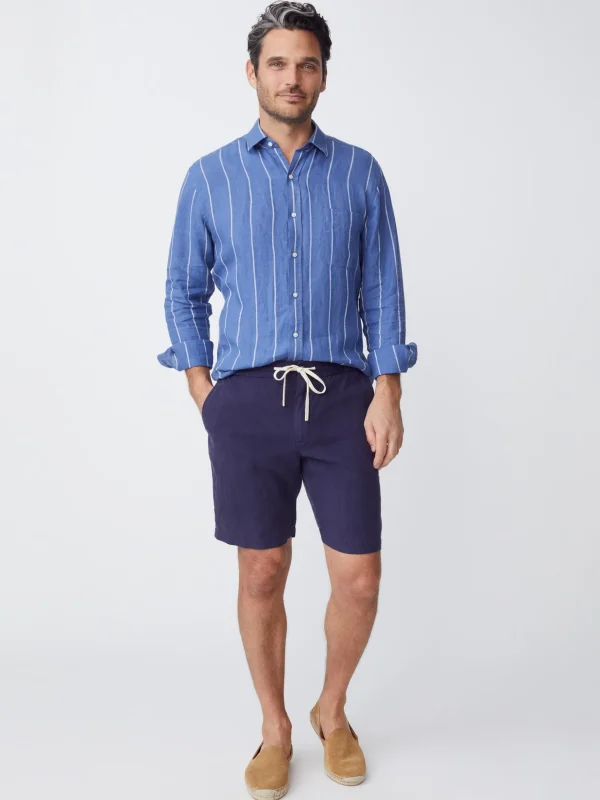 Griffin 7" Linen Shorts