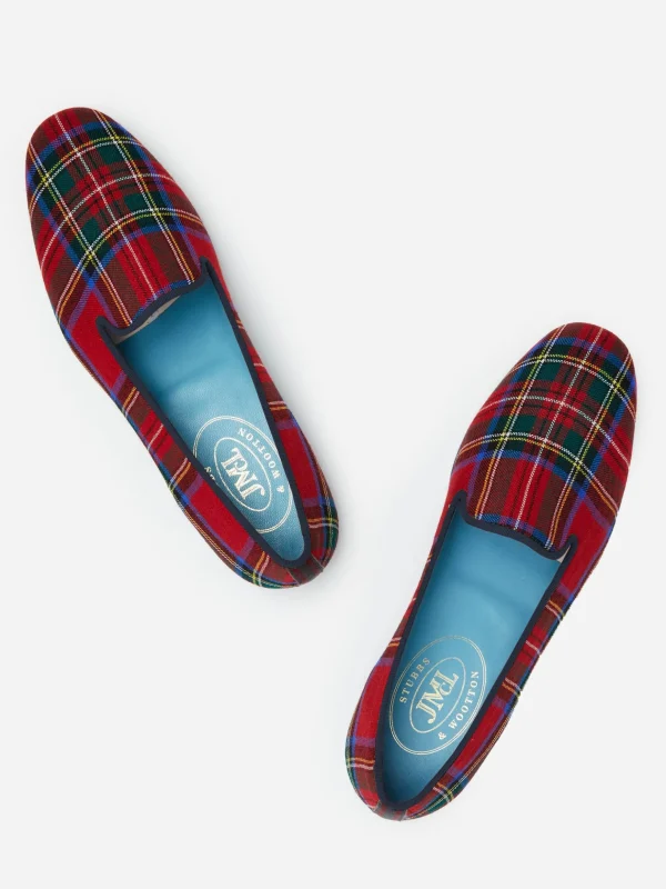 J.McL X Stubbs Wootton Slippers In Plaid