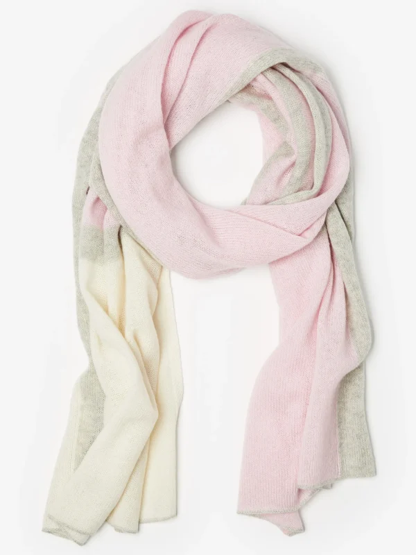 Jolene Cashmere Scarf In Color Block