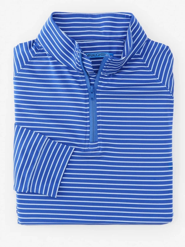 Kosta Performance 1/2 Zip In Murphy Stripe