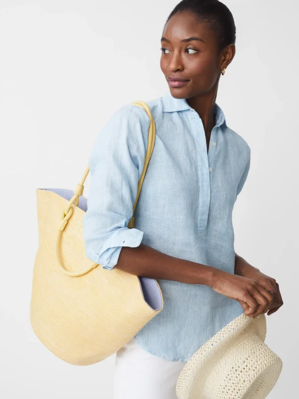 Lena Grasscloth Tote