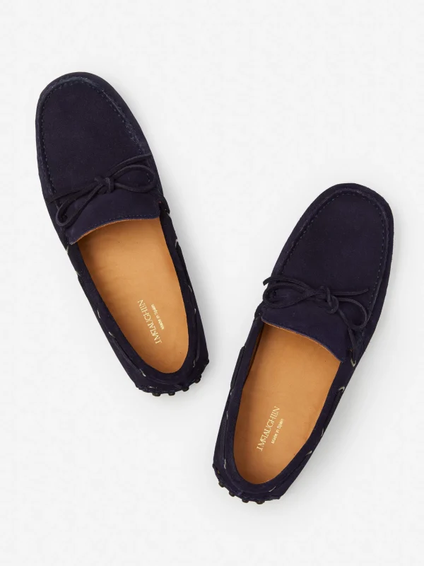 Linus Suede Driving Moccasins