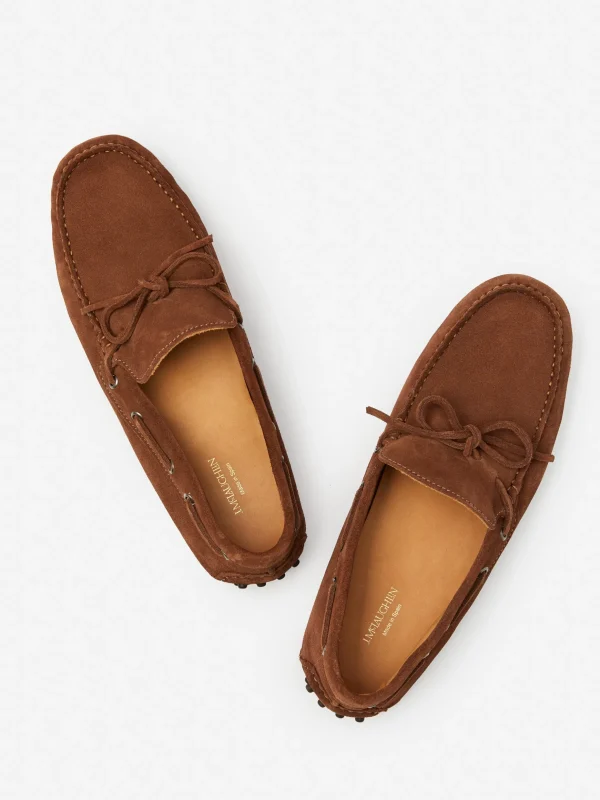 Linus Suede Driving Moccasins