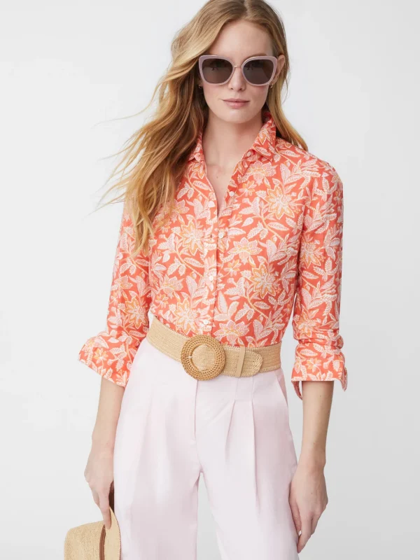 Lois Linen Shirt In Bloomsbury