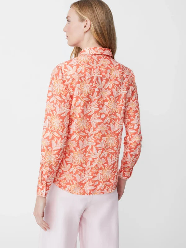 Lois Linen Shirt In Bloomsbury