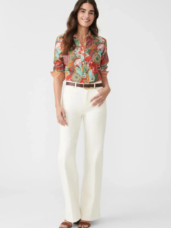 Lois Shirt In Terra Blossom Geo