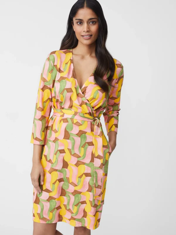 Lorelei Dress In Abstract Chaise