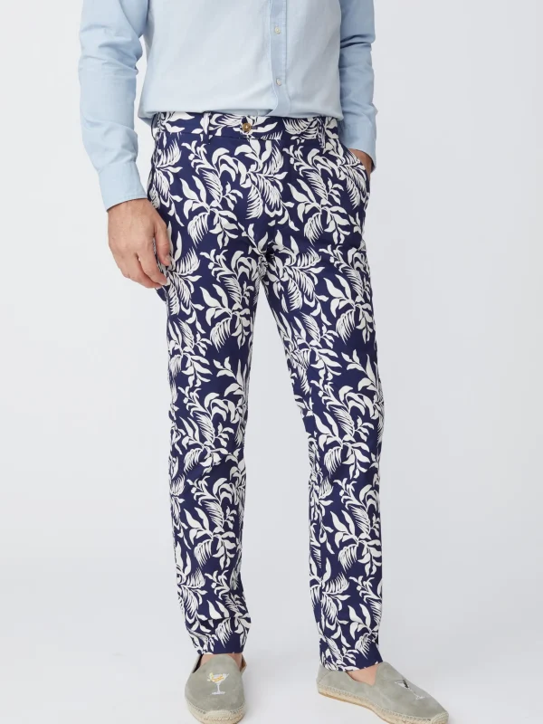 Lukas Pants In Jardin Leaf