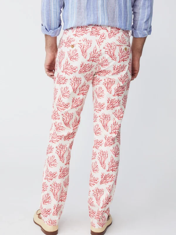 Lukas Pants In Mega Coral Cay Texture